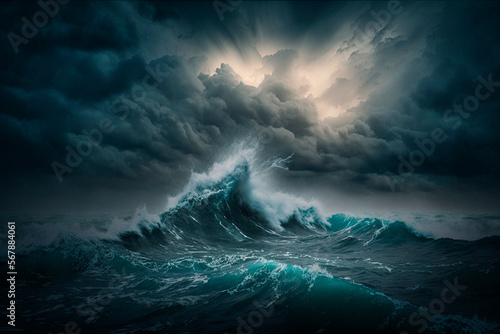 Storm in the ocean generative AI