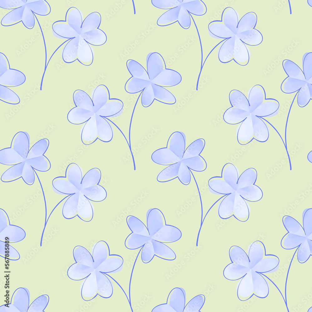 Shamrock leaves seamless pattern. Three leaves clover. St.Patrick's symbol. Ireland Holiday. Spring background. Digital illustration. Shamrock leaves seamless pattern. Three leaves clover. St.Patrick's symbol. Ireland Holiday. Spring background. Digital illustration.
