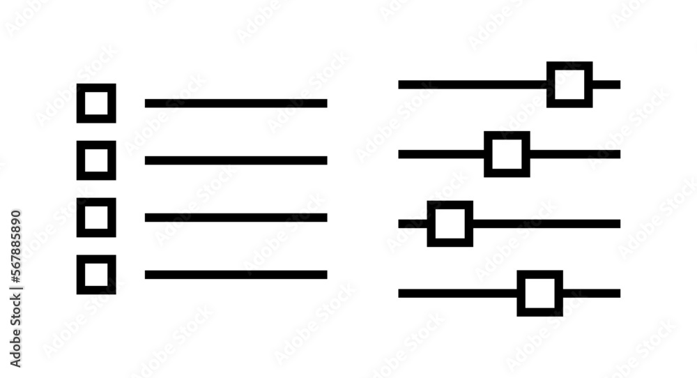 Fototapeta premium Menu Icon vector illustration. web menu sign and symbol. hamburger menu symbol