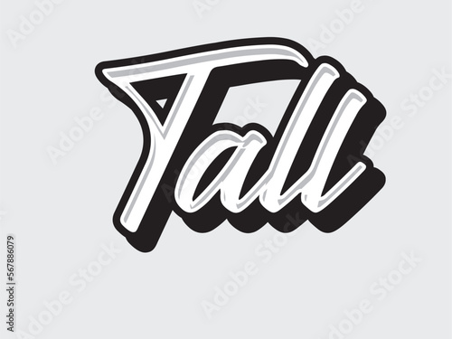 tall scale logo word