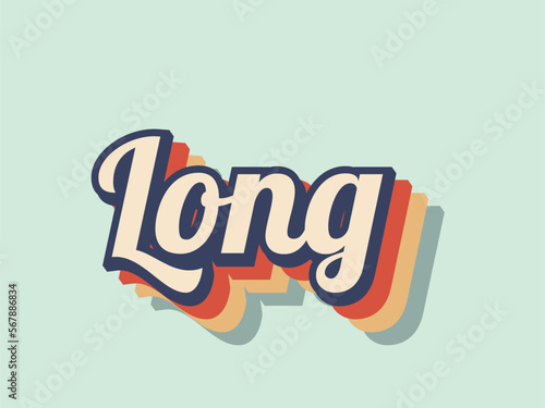 The long word logo