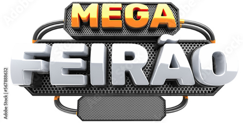 Canvas Print MEGA FEIRÃO SELO 3D