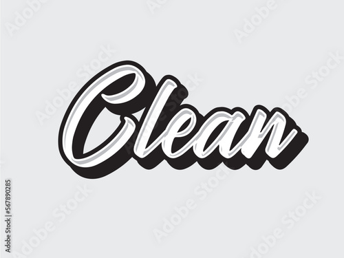Cleaning wordmark logo