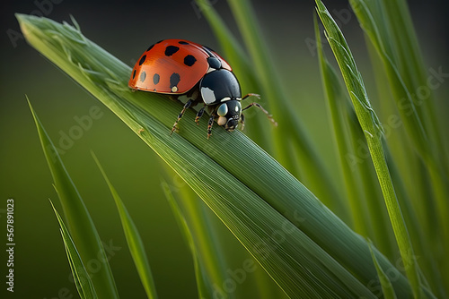 ladybug, insect, ladybird, nature, bug, beetle, macro, grass, leaf, red, animal, close-up, spring, summer, small, plant, garden, closeup, black, lady, spotted, fly, wildlife, beauty, life