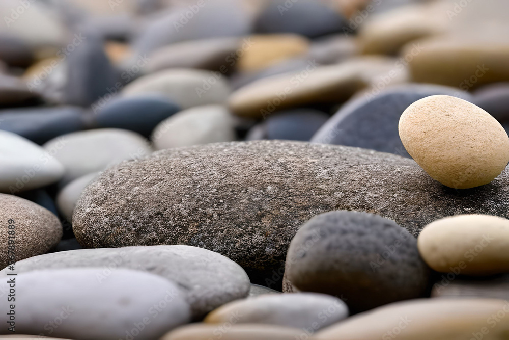 stones on the beach stones on the beach