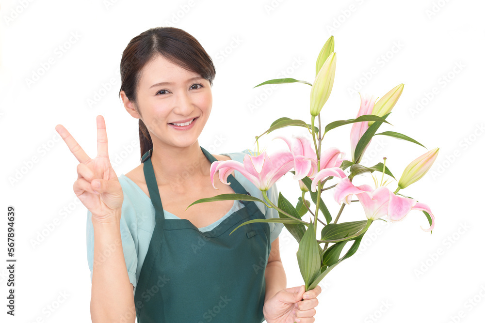 笑顔のフローリスト