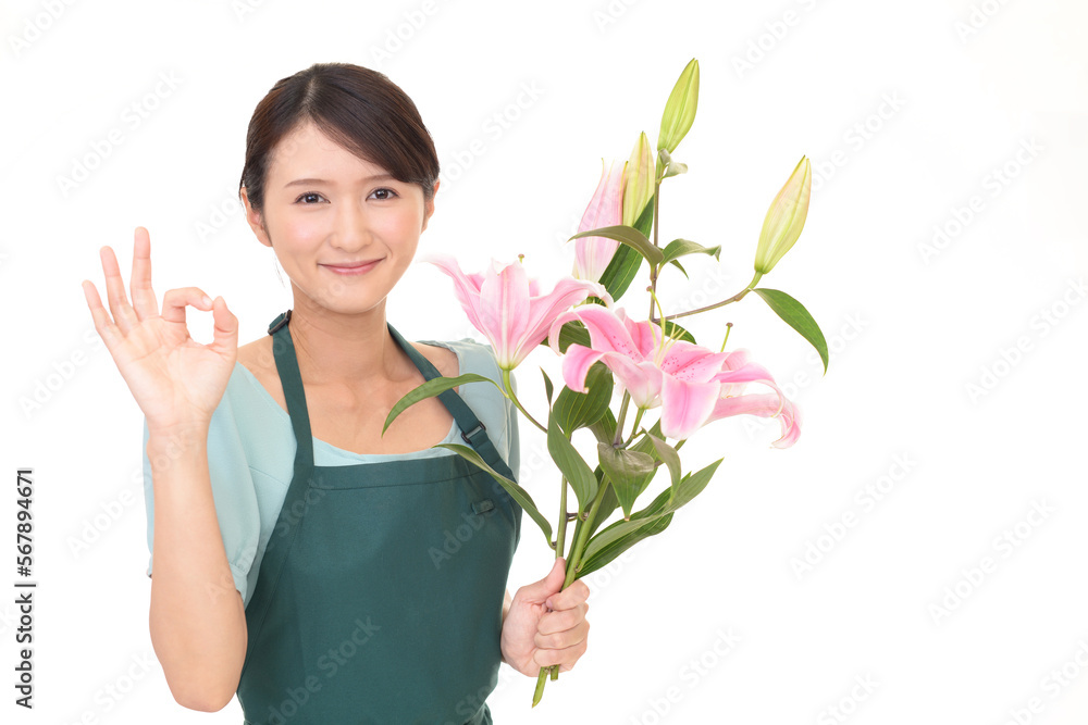 笑顔のフローリスト