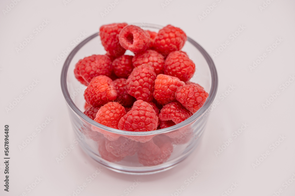 Ripe red Raspberries 