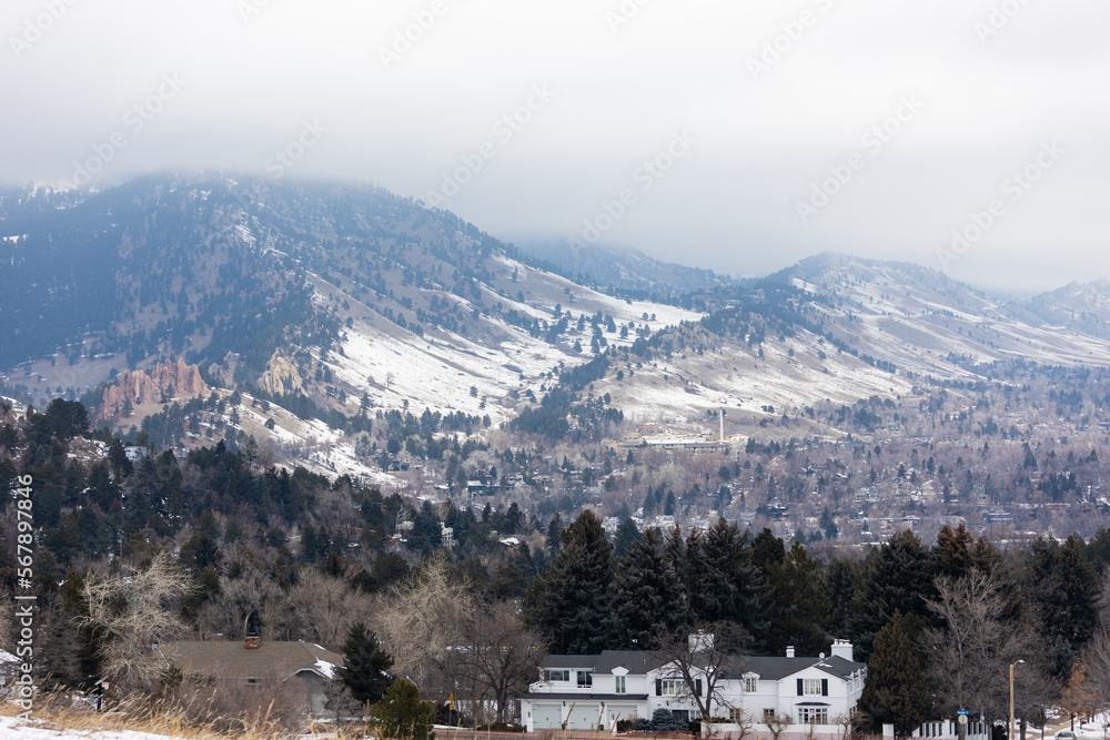 View of Downtown Boulder From Chautauqua Park
