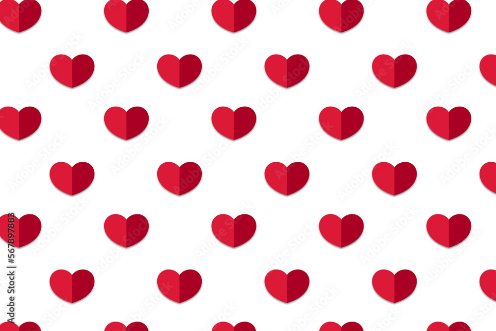 Patrón de corazones para el día de San Valentín