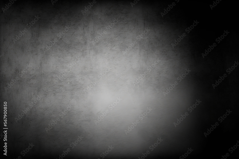 Abstract gray color design are light with a white gradient background, old wall texture cement, dark black gray background. Generative AI Abstract gray color design are light with a white gradient background, old wall texture cement, dark black gray background. Generative AI