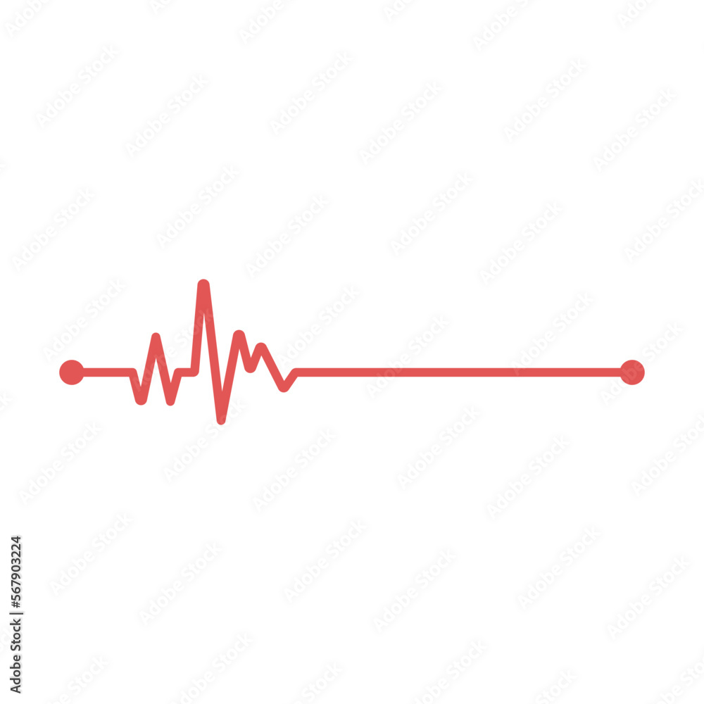Medical heartbeat line on a white background EPS Vector Medical heartbeat line on a white background EPS Vector