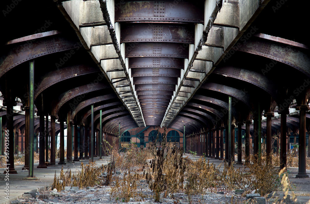 old abandoned railway terminal 
-New Jersey  