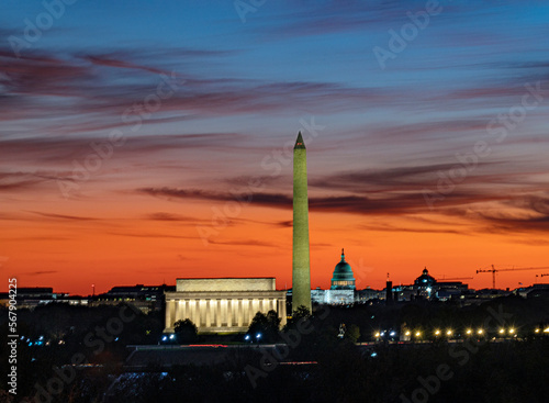Washington DC sunrise
