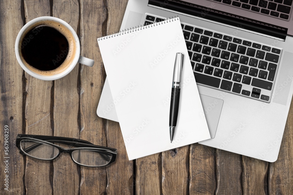 Blank office Calendar or Planner on desk Blank office Calendar or Planner on desk
