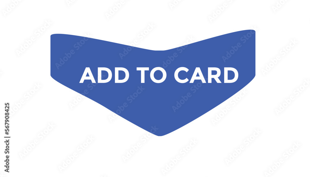 Add to card button web banner templates. Vector Illustration
