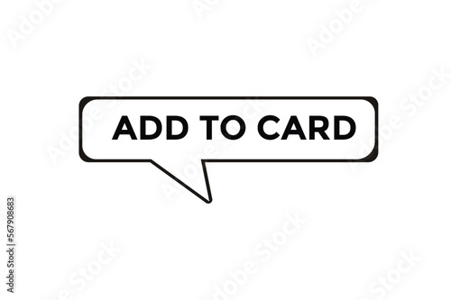 Add to card button web banner templates. Vector Illustration 