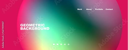 Round shapes and circles geometric abstract background. Vector Illustration For Wallpaper, Banner, Background, Card, Book Illustration, landing page
