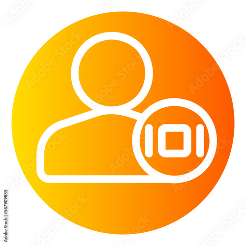 multitask gradient icon