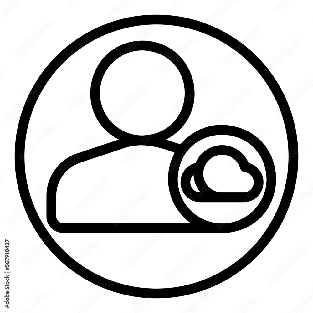 cloud line icon cloud line icon