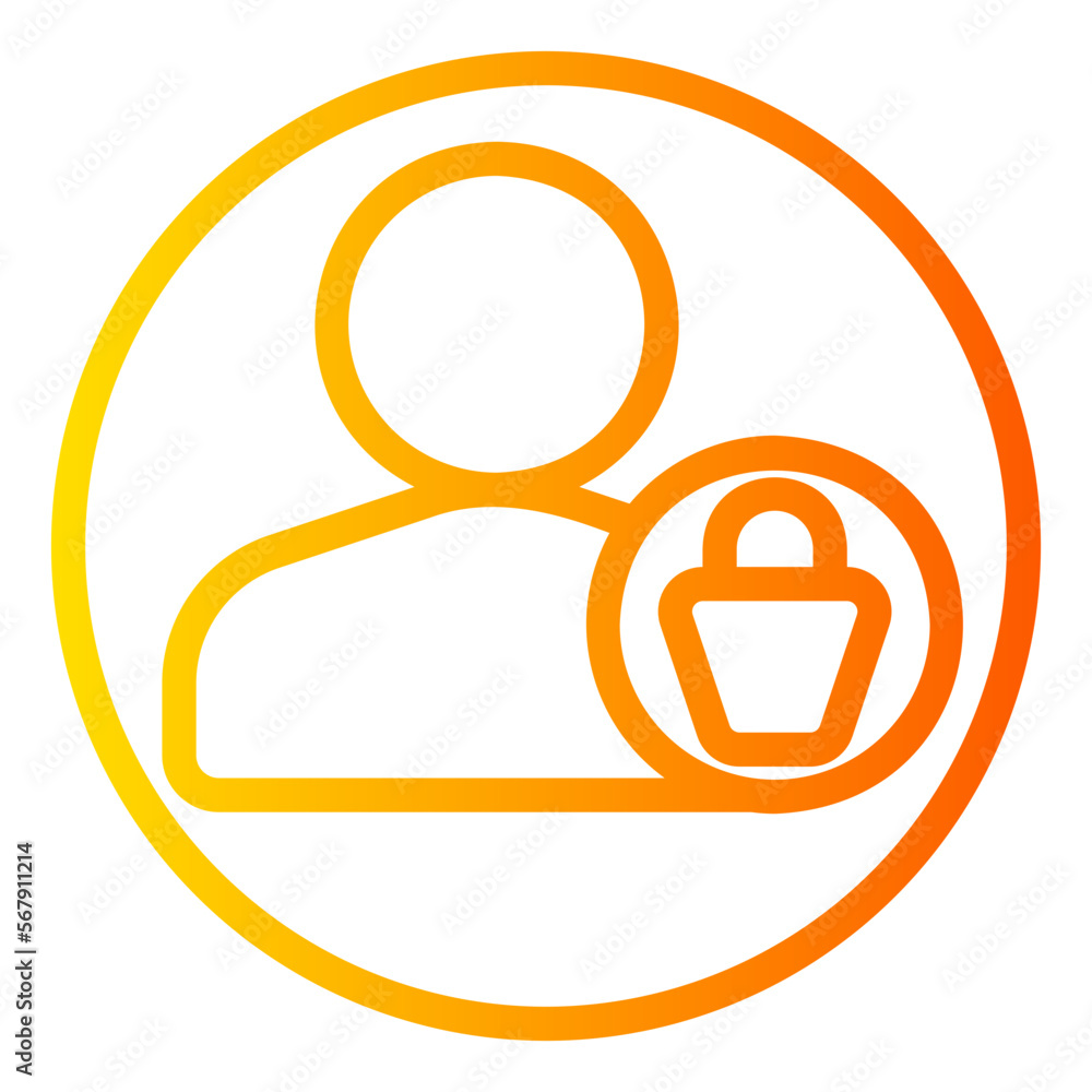 shopping gradient icon shopping gradient icon