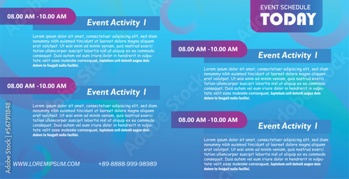 Today plans schedule template
