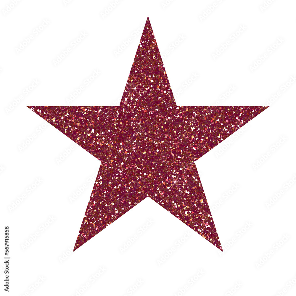 Dark red star glitter on transparent backgroud. Design for decorating,background, wallpaper, illustration Dark red star glitter on transparent backgroud. Design for decorating,background, wallpaper, illustration