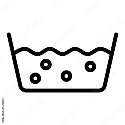 wash water washbowl icon