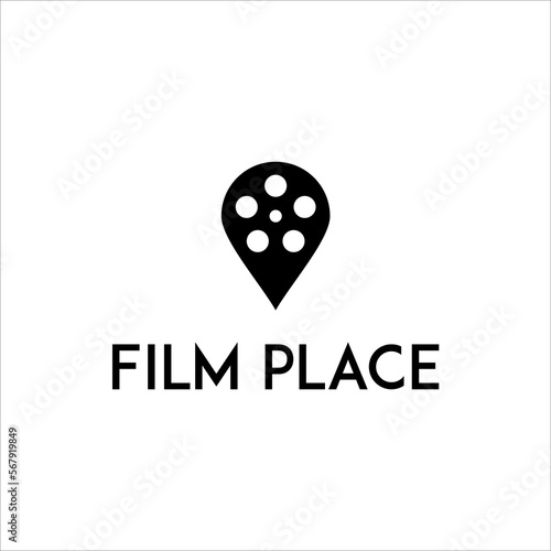 Film Place logo vector template