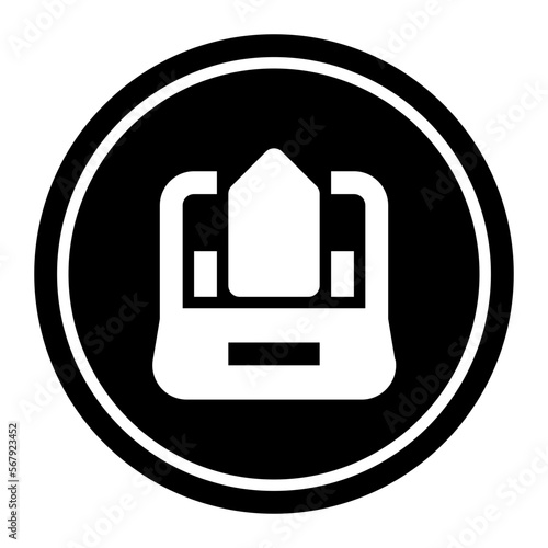 Rocket Circular line icon