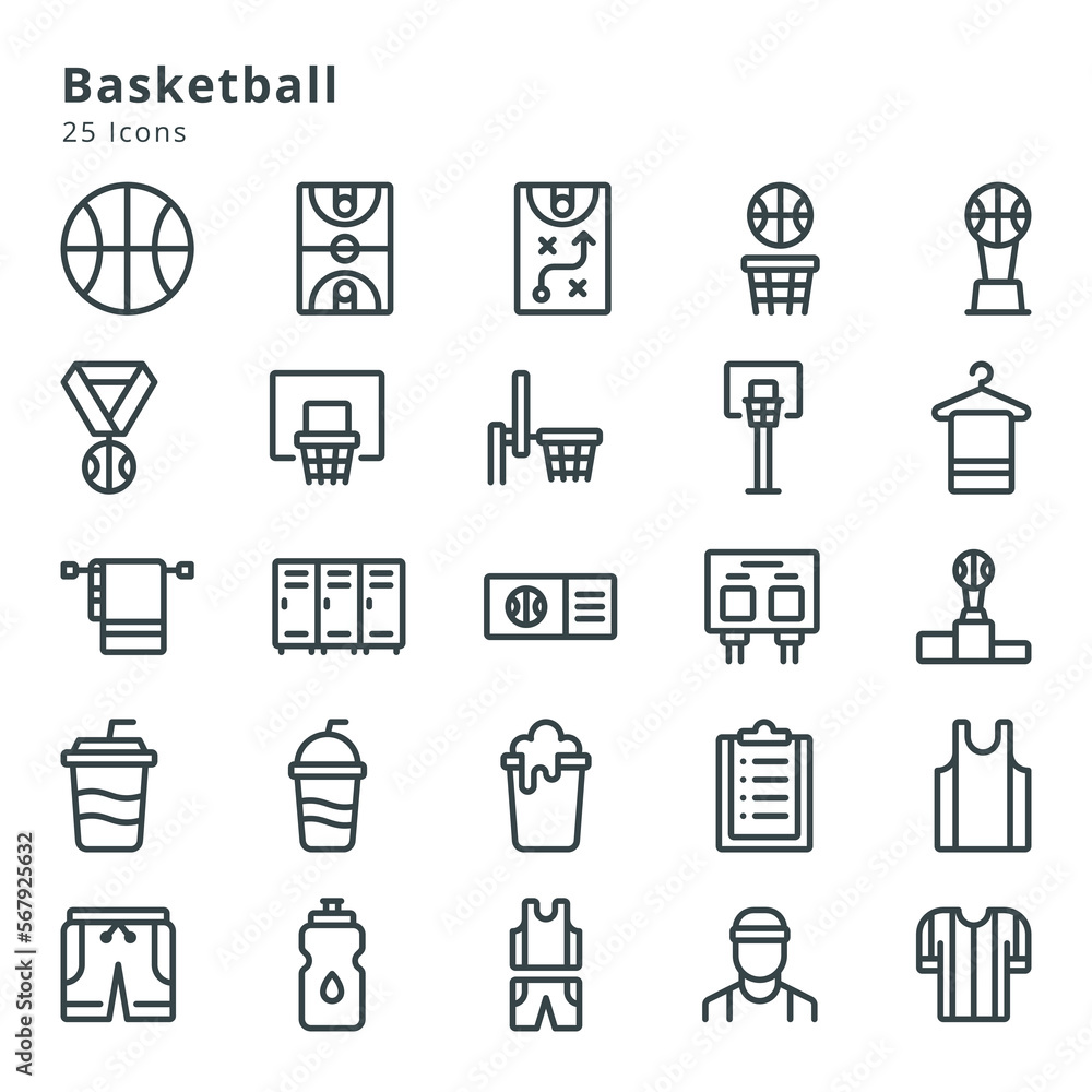 Basketball Icons Basketball Icons
