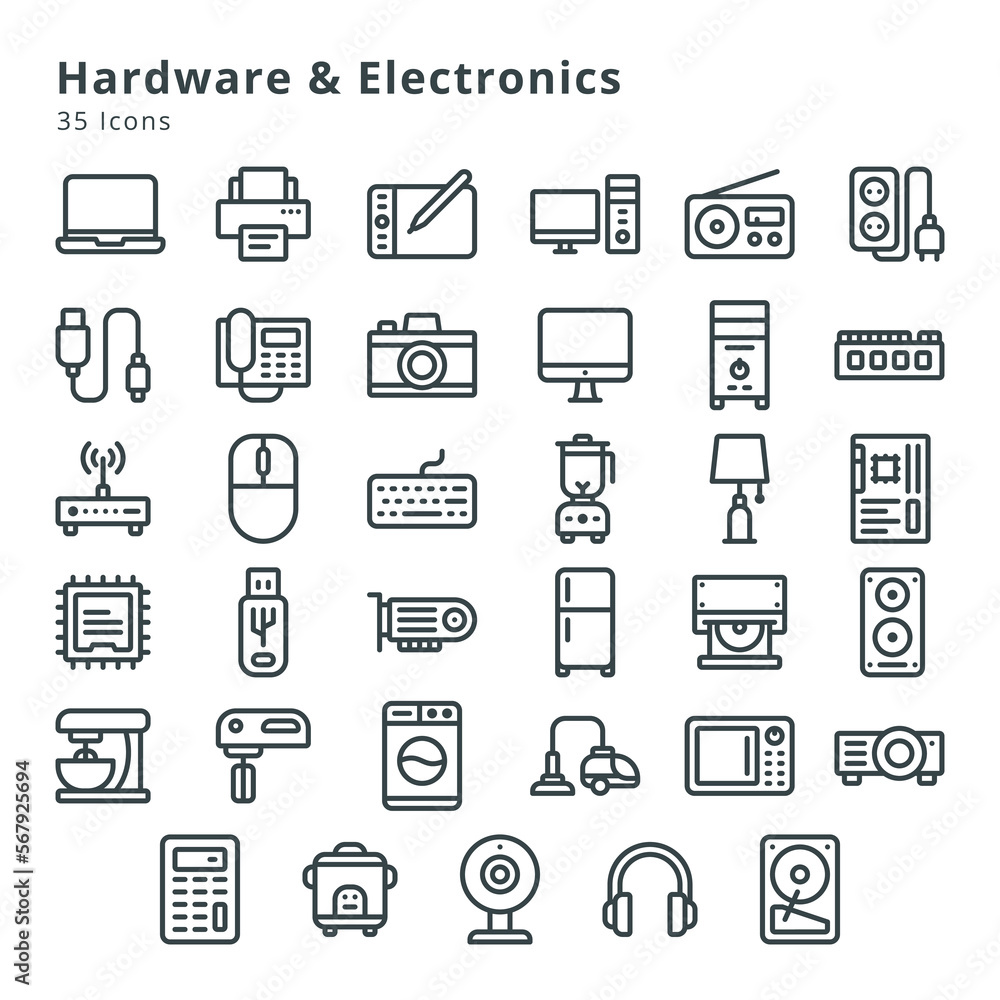 Hardware & electronics icon