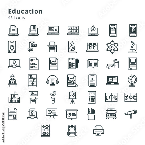 Education and Learning Icons