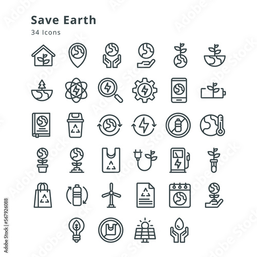 save earth icons