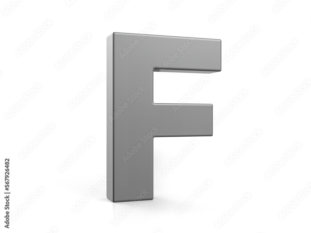 Car paint letter F Car paint letter F