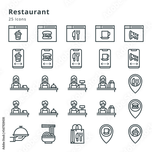 Restaurant icons