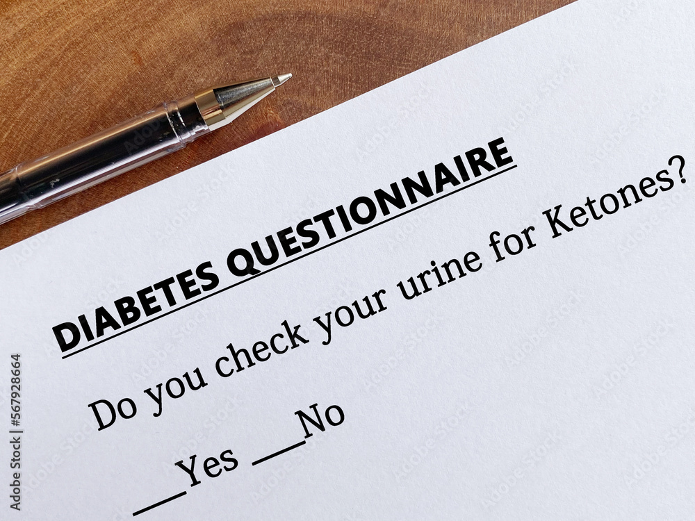 Questionnaire about diabetes