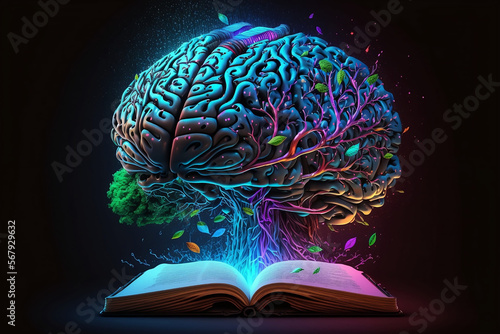 Brain of knowledge photo