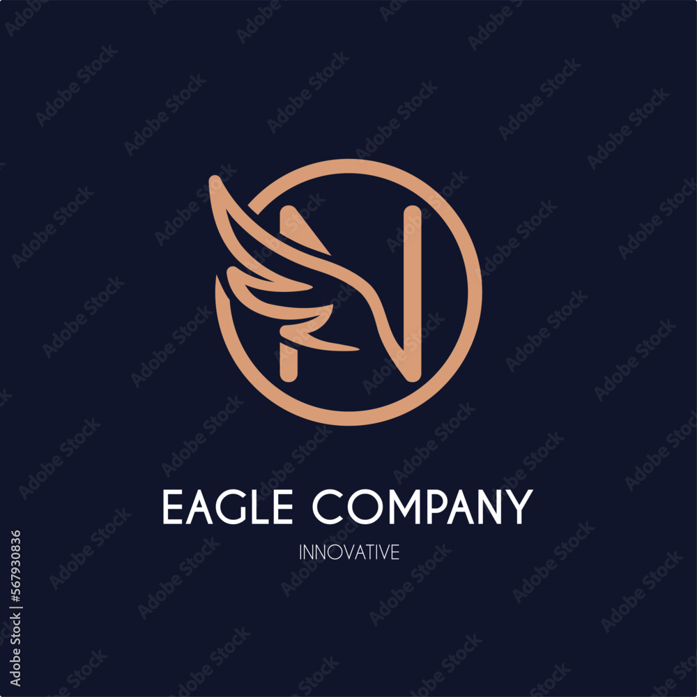 Simple Modern Initial N Letter with Wing Icon in Line art style Logo Idea Template for Cosmetic, Beauty, Jewelry, Accessories, and Craft Business Logo Simple Modern Initial N Letter with Wing Icon in Line art style Logo Idea Template for Cosmetic, Beauty, Jewelry, Accessories, and Craft Business Logo