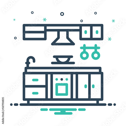 Mix icon for kitchen