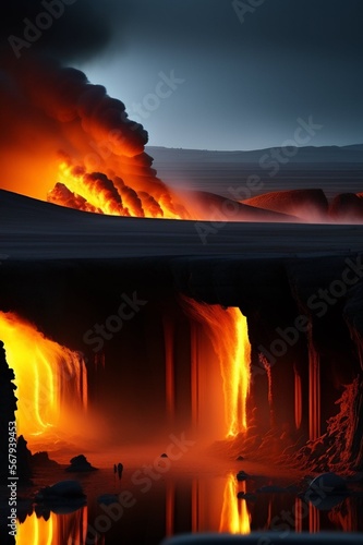 erupción, magma, ceniza, lava, actividad sísmica, cráter, escorial, sismos, calor ,castigo, sufrimiento, eternidad, fuego, demonios, pecado, tormento, condena, oscuridad
