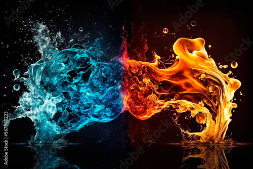 Collision of water and fire generative AI