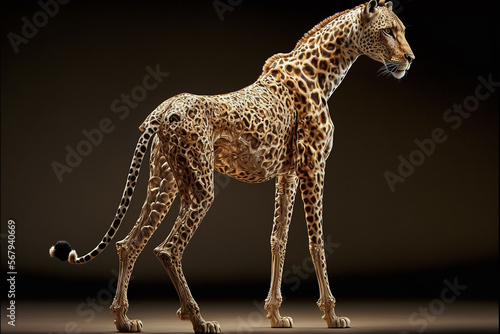 A hybrid animal created with the genius of generative Ai photo