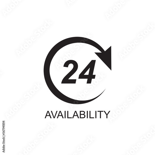 availability icon , costumer icon vector