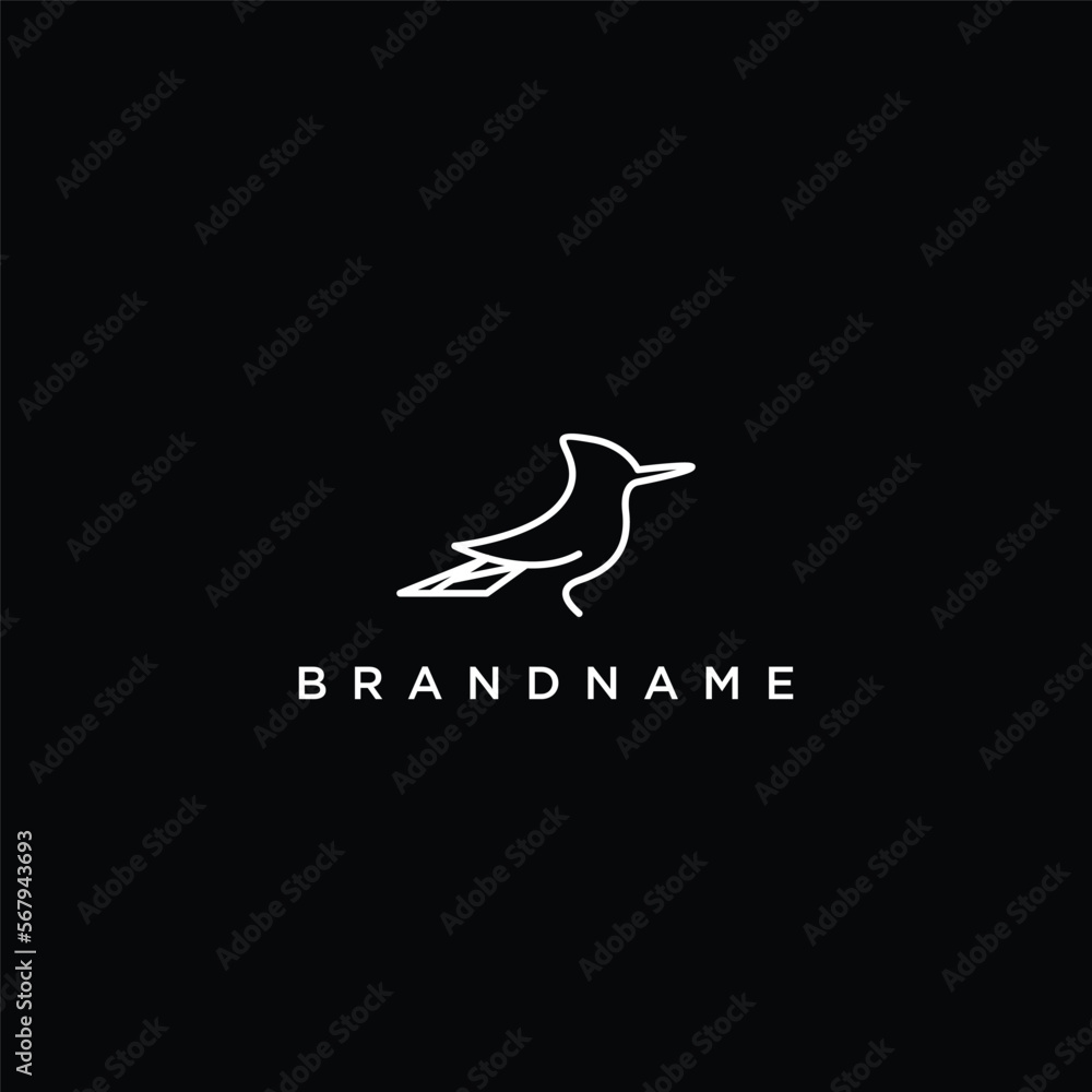 Fototapeta premium bird Logo Template Vector icon