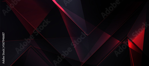 black abstract , polygon, elegant background ,red abstract, premium background , red blank product background , tech product background	