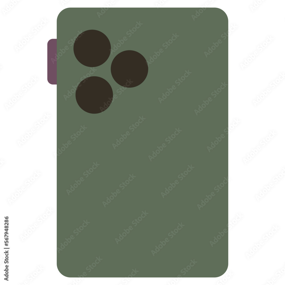 Rear Camera Flat Icon Rear Camera Flat Icon
