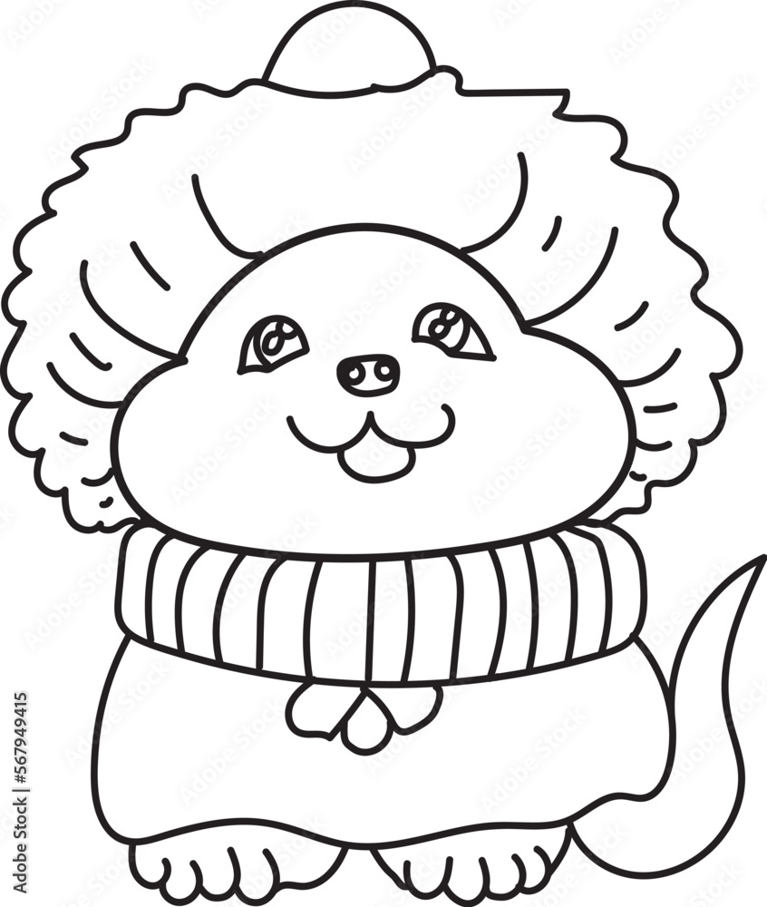 coloring book with cartoon dog coloring book with cartoon dog
