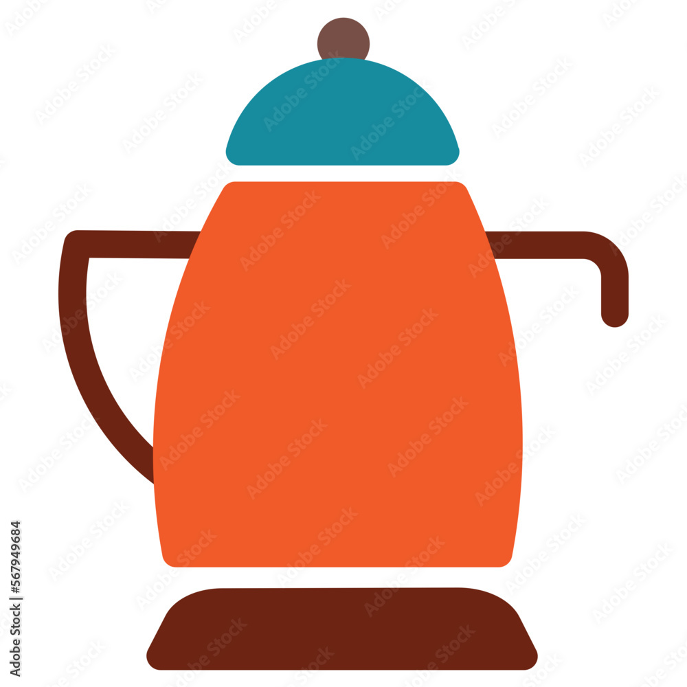 Obraz premium Teapot Flat Icon