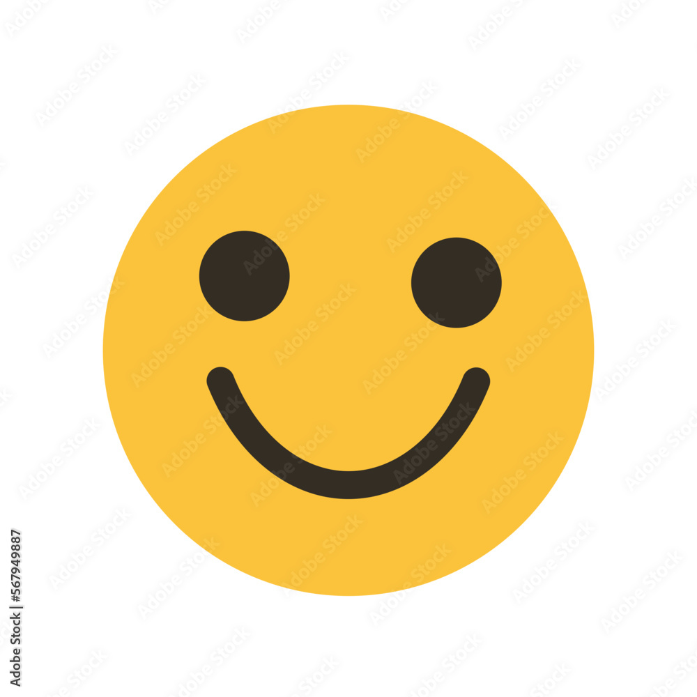 Fototapeta premium Emoticon Flat Icon